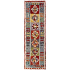 Multi afghan hand - afghan, hand-knotted