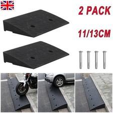 2 PACK Heavy Duty Kerb Ramps for Motorcycle Vehicle Threshold Ramp Curb Tool