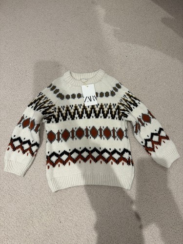 Zara kids fairisle knit jumper - kids,