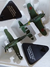 Atlas Editions Diecast Aircraft X2 Okinawa Dogfight Pair Thunderbolt Kawanishi