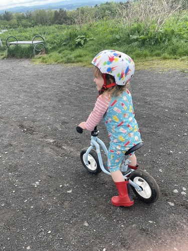 Pale blue puky - pale, bike