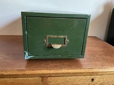 Vintage green metal single - green,