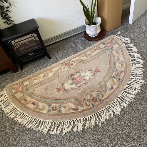 Vintage half moon rug - moon, with