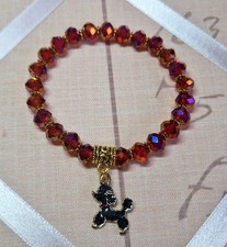 Poodle Dog Glass Beaded