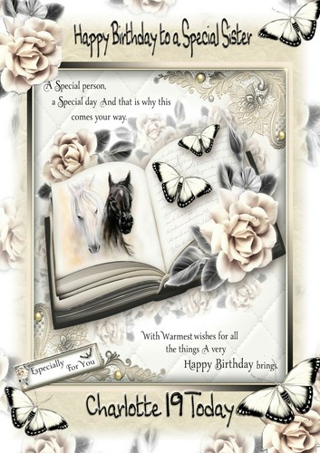 Personalised birthday card