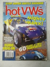 DUNE BUGGIES AND HOT VW'S MAGAZINE JANUARY 2008 TRANSPORTER 60TH ANNIVERSARY