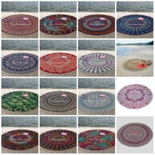 Mandala bohemian round beach - mandala,