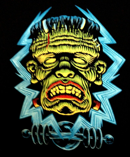 Frankenstein monster lightning - frankenstein,