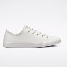 Converse Chuck Taylor All Star Low 'Dainty Scalloped' Size 5.5UK White A02611C