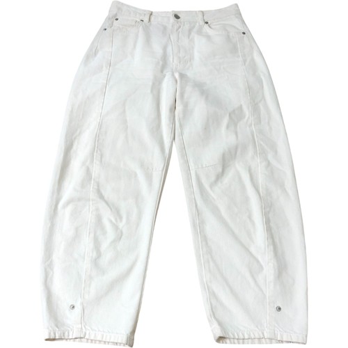 White balloon popper jeans - balloon,