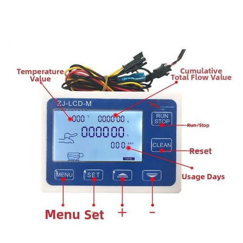 Digital water flow - flow, meter