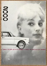 ALFA ROMEO 2000 BERLINA Car