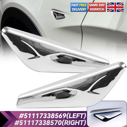 Left right chrome front fender - right,