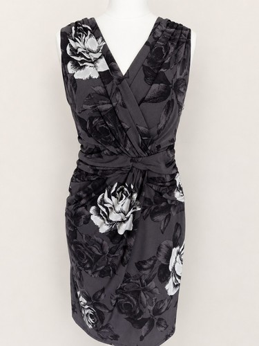 Kaliko floral ruched wiggle - floral,