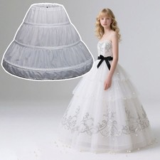 White Petticoat A-Line 3 Hoops