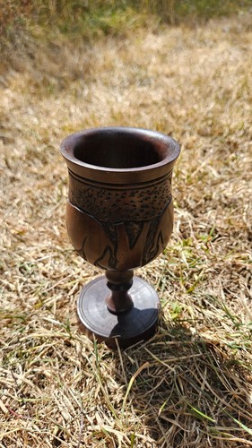 Vintage hand carved dark - hand,
