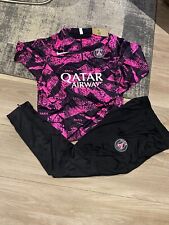 Nike PSG Tracksuit - Paris Saint Germain Snake Print Pink football Dri Fit Small