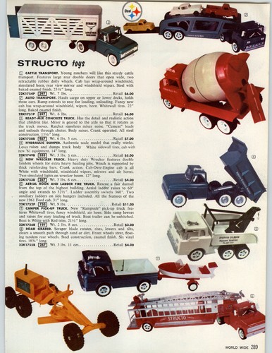 1962 paper sided structo - ad, 2
