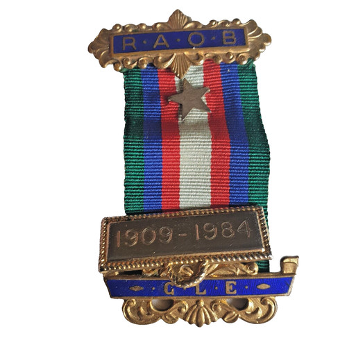 Raob medal 1909 1984 royal - 1909-1984,