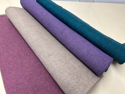Tweed wool fabric - , wide