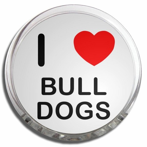 Bull dogs love heart - love,