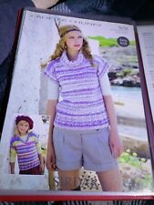 Sirdar Chunky Knitting Pattern Booklet 9258 Ladies jumper 24-42in 61-107cm