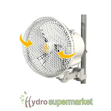 SECRET JARDIN 6" MONKEY OSCILLATING FAN 20w, CLIP ON GROW TENT POLES HYDROPONICS