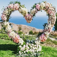 Large Heart Archway Wedding