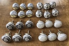 Ceramic Shabby Chic Knobs for Bedroom Furniture, Cabinets And Drawers. 40mm