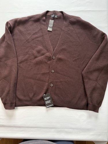 Boohoo man cardigan neck - man, v