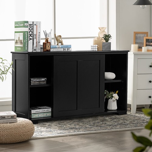 Kitchen storage cabinet - storage, black