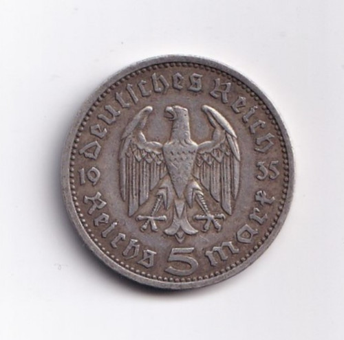 Nazi germany reichsmark 1935 - 5,
