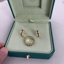 LOLA ROSE Arch Black Onyx Ring