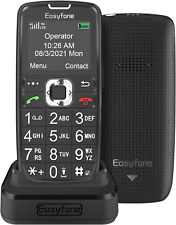 Easyfone Prime-A6 Sim-Free Easy-To-Use 4G Mobile Phone for Seniors, GSM Big Butt