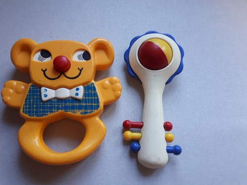 Vintage baby toys rattles - baby,