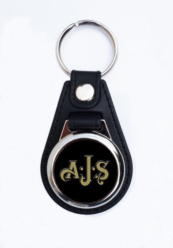 Ajs faux leather key - ajs,