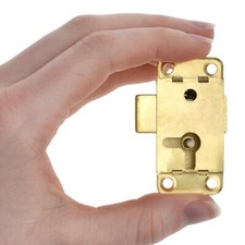 WARDROBE LOCK Vintage Retro Old Style Cupboard Cabinet Furniture Door 25 x 50mm