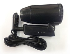 Small 12V Black Compact Travelling Festival & Camping Portable In Car Hair Dryer