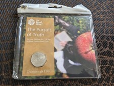 2017 Royal Mint Sir Isaac Newton 'The Pursuit of Truth' BU  50p coin. Sealed.