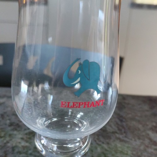 Elephant piece clear glass - elephant,