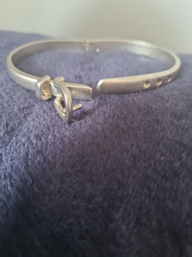 Vintage belt bangle bracelet - ,