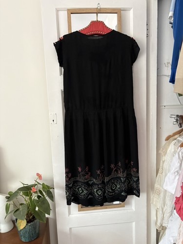 1920s black silk - 1920s,