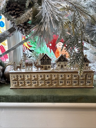 Display wooden advent - ex,