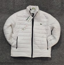 Lacoste White Puffer Jacket