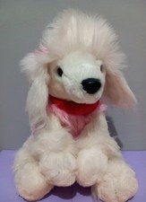 Keel Toys White And Pink Fluffy Poodle Dog Plush Toy Soft Toy