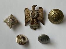 Old Military Buttons & (