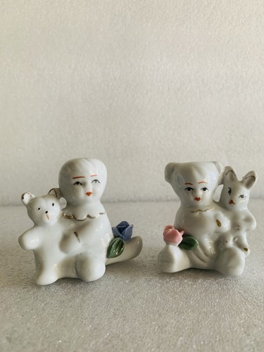 Vintage small girl boy - &,