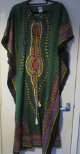 Stunning Indian  Long Print  Maxi  Kaftan Dress  (E)