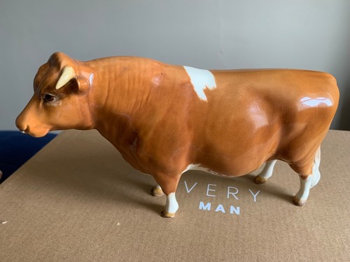 Vintage beswick guernsey bull - guernsey,