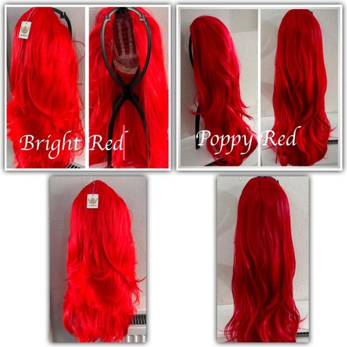Koko red half - wig, wavy